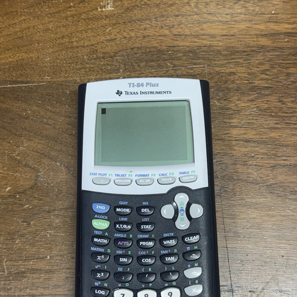 Texas Instruments TI-84 Plus Graphing Calculator Black (NO Front/back Cover)